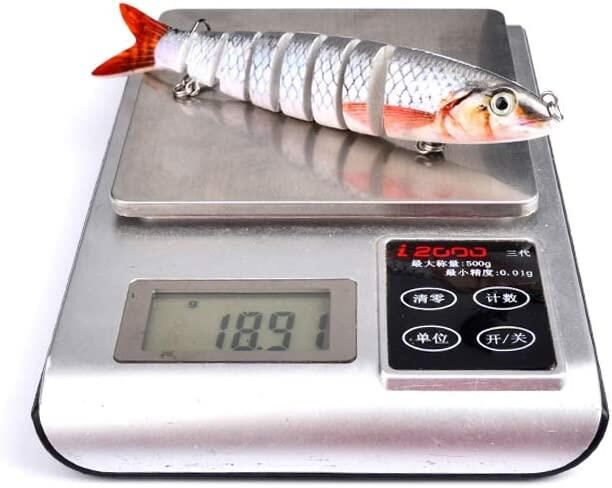 Valkyrie 8 Eklemli 3D Oynak Rapala 13.5gr Sahte Balık Yem Wobblers Swimbait Tuzlu ve Tatlı Su