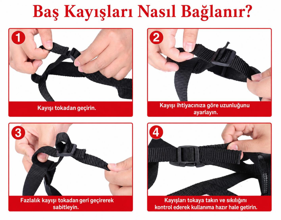 Valkyrie M Beden Köpek Ağızlığı Ayarlanabilir Nefes Alabilir Isırma Önleyici Yumuşak Pedli  Siyah