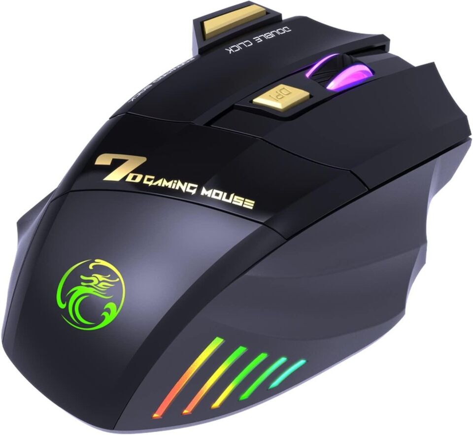 Valkyrie Imice Gw-X7 7 Tuşlu Sessiz 2.4g Wireless Bluetoothlu Şarj Edilebilir Kablosuz Gaming Mouse