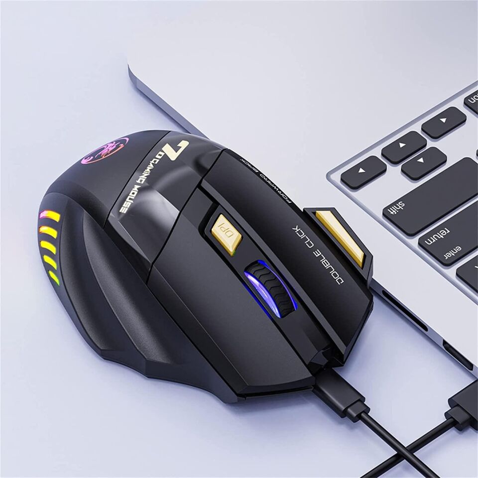 Valkyrie Imice Gw-X7 7 Tuşlu Sessiz 2.4g Wireless Bluetoothlu Şarj Edilebilir Kablosuz Gaming Mouse
