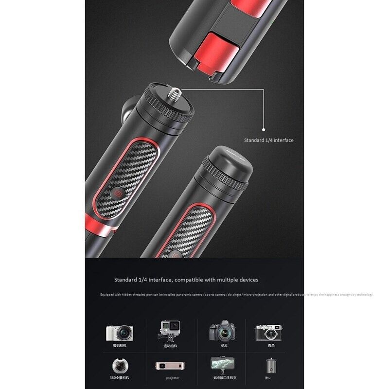 Valkyrie 360 Bluetooth Telefon Tutucu Bluetooth Selfi Çubuğu