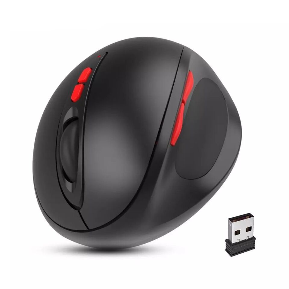 Valkyrie Kablosuz 2.4G Şarjlı 7 Tuşlu 2400DPI Ergonomik Dikey Gaming Mouse