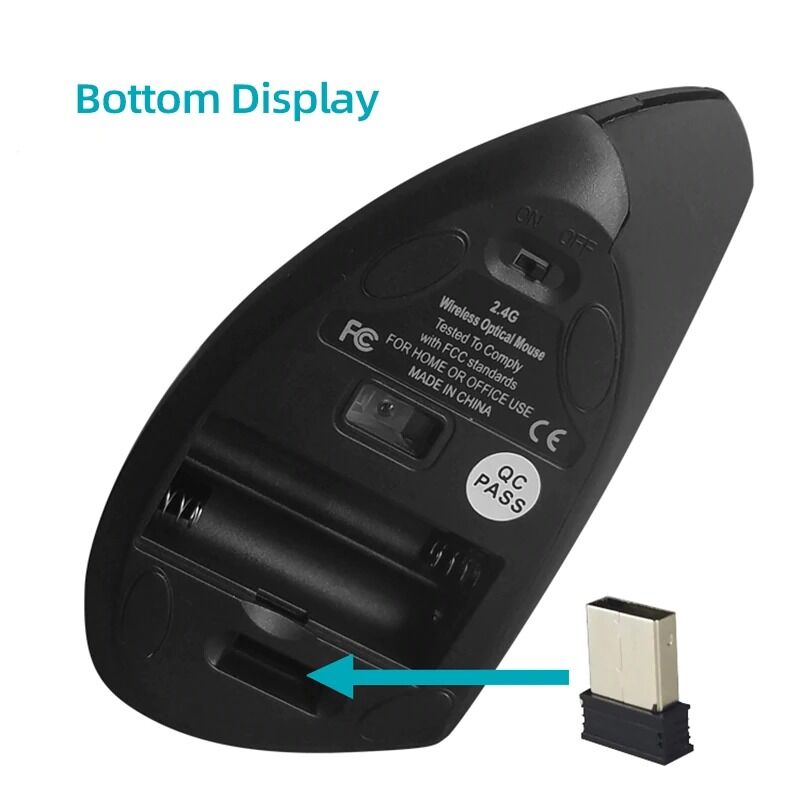valkyrie Kablosuz 2.4G Vertical Ergonomik Dikey Gaming Mouse
