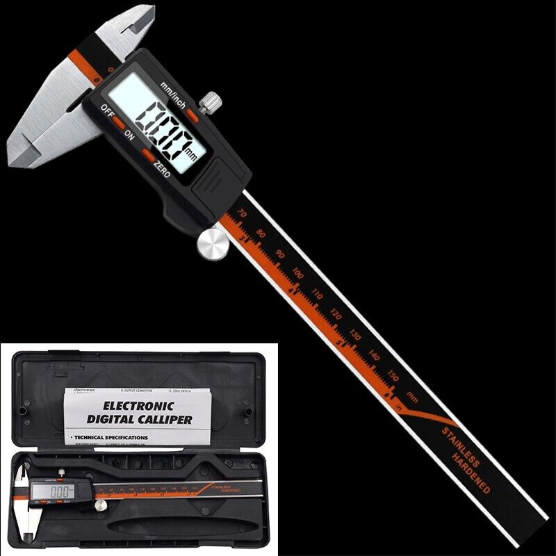 Valkyrie 150 x 0,01MM Dijital Paslanmaz Çelik Elektronik Kumpas