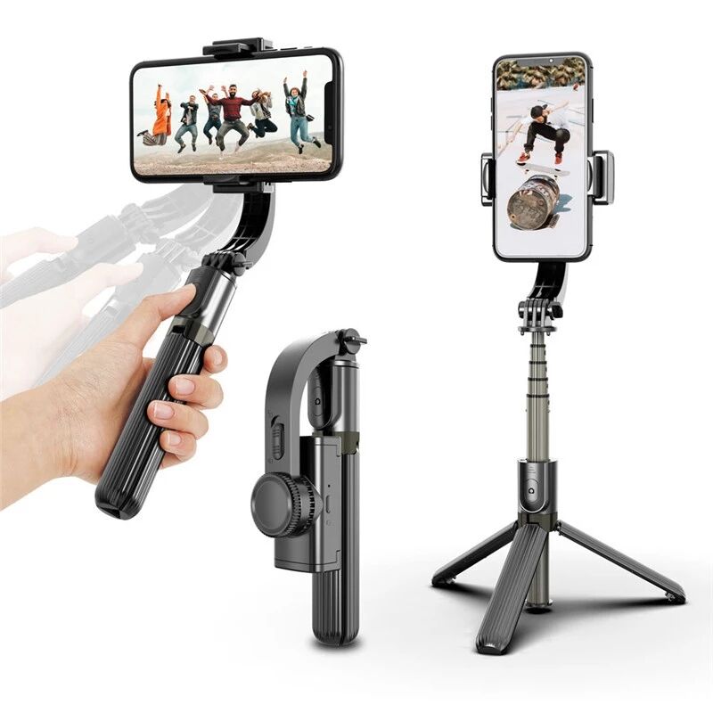 L08 Anti Shake 360 Bluetooth Telefon Tutucu ios Android Gimbal