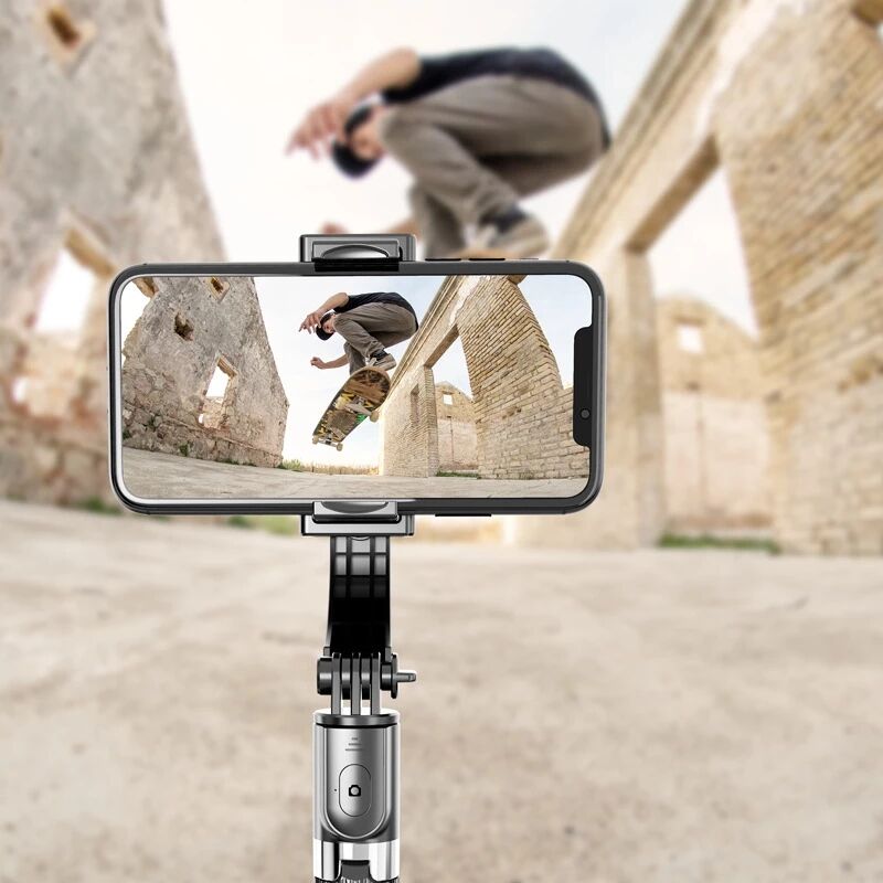 L08 Anti Shake 360 Bluetooth Telefon Tutucu ios Android Gimbal