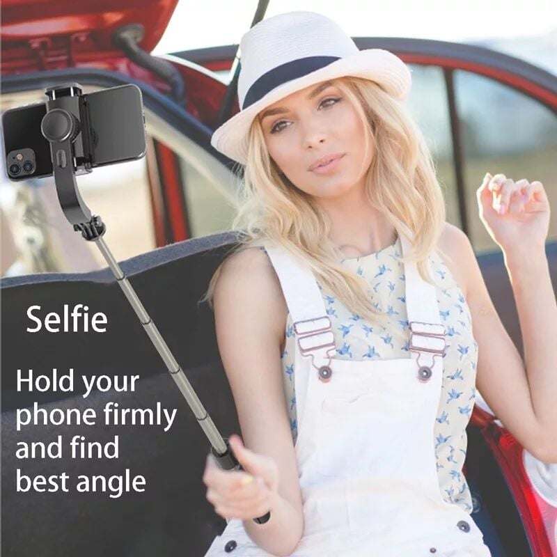 L08 Anti Shake 360 Bluetooth Telefon Tutucu ios Android Gimbal