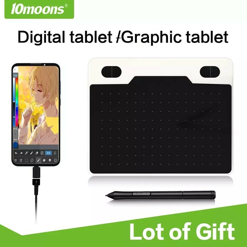 10Moons T503 Android Uyumlu 8192 Seviye 233RPS Grafik Tablet