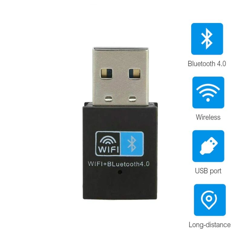 USB Wifi Bluetooth 4.0 Adapter Dongle 150M Wireless WiFi