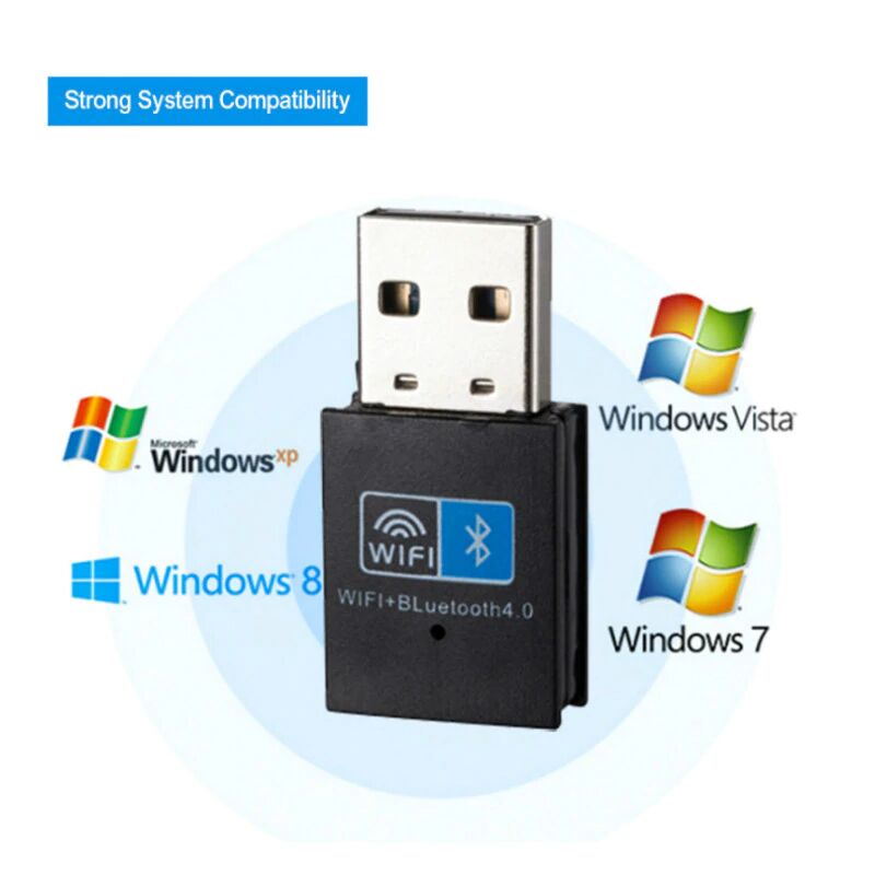 USB Wifi Bluetooth 4.0 Adapter Dongle 150M Wireless WiFi