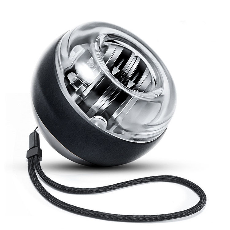 Autostart Çantalı Multilight Powerball Bilek Egzersiz Topu Siyah