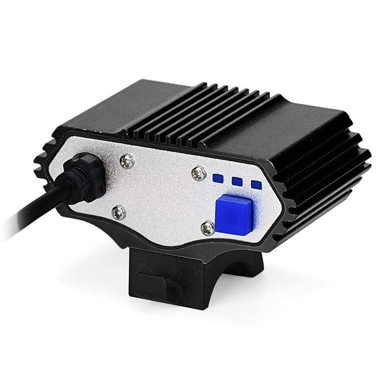 12.000 LÜMEN 3x XM-L T6 LED Bisiklet Farı USB