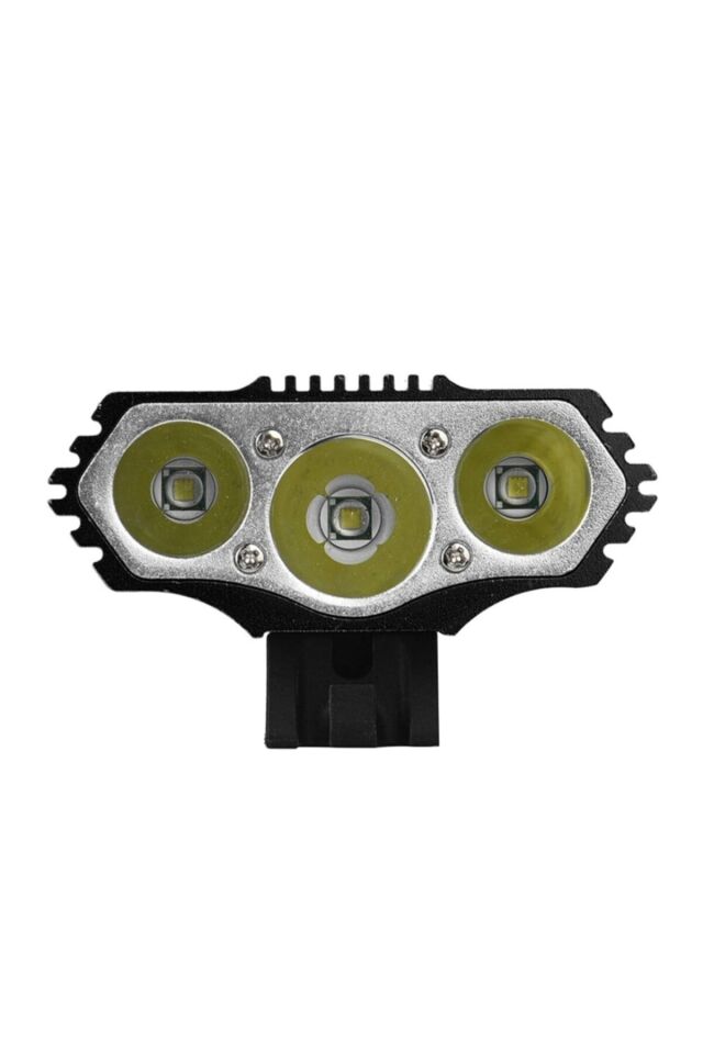12.000 Lümen 3x Xm-l T6 Led Bisiklet Farı Usb Siyah Far