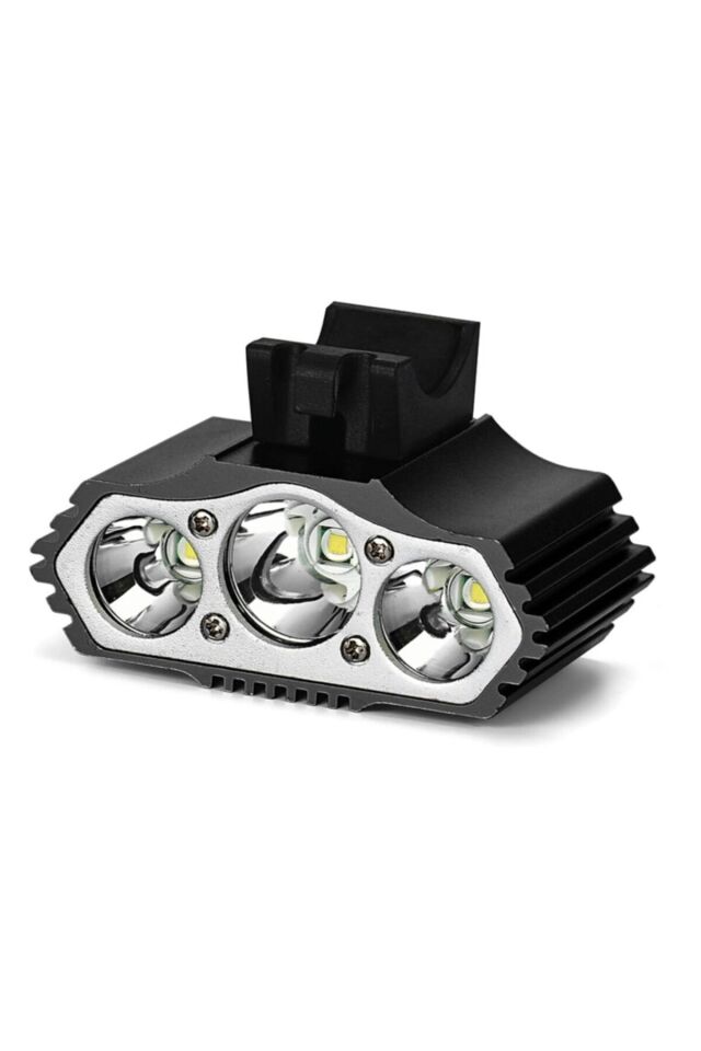 12.000 Lümen 3x Xm-l T6 Led Bisiklet Farı Usb Siyah Far