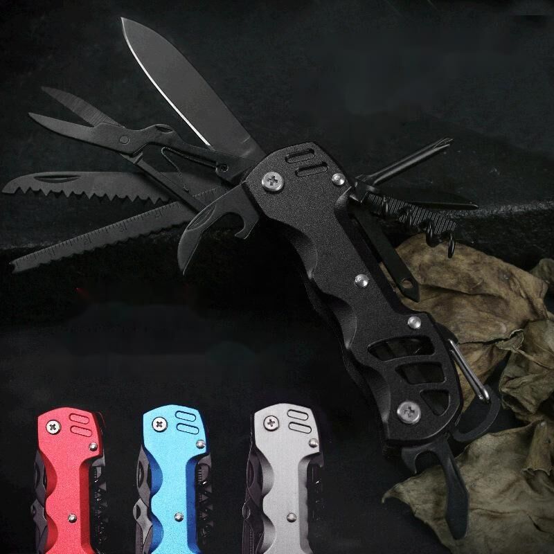 Valkyrie Çok Fonksiyonlu Paslanmaz Çelik İsviçre Kamp Cep Çakısı