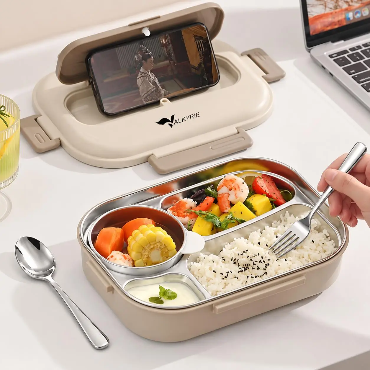 Valkyrie 1500 ml Termal Yemek Kutusu | 304 Paslanmaz Çelik